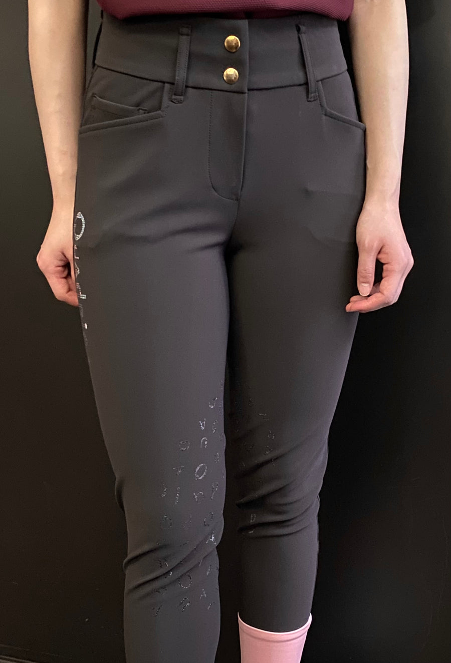 Perfect Style Hight-Waist Jumping Breeches w/ LOGO Grip L