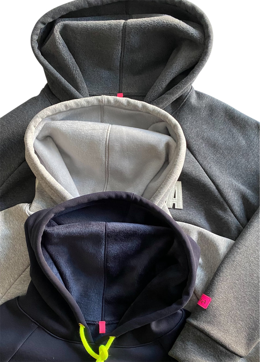 Backside Velour Spondish Hoodie w/ cutwork