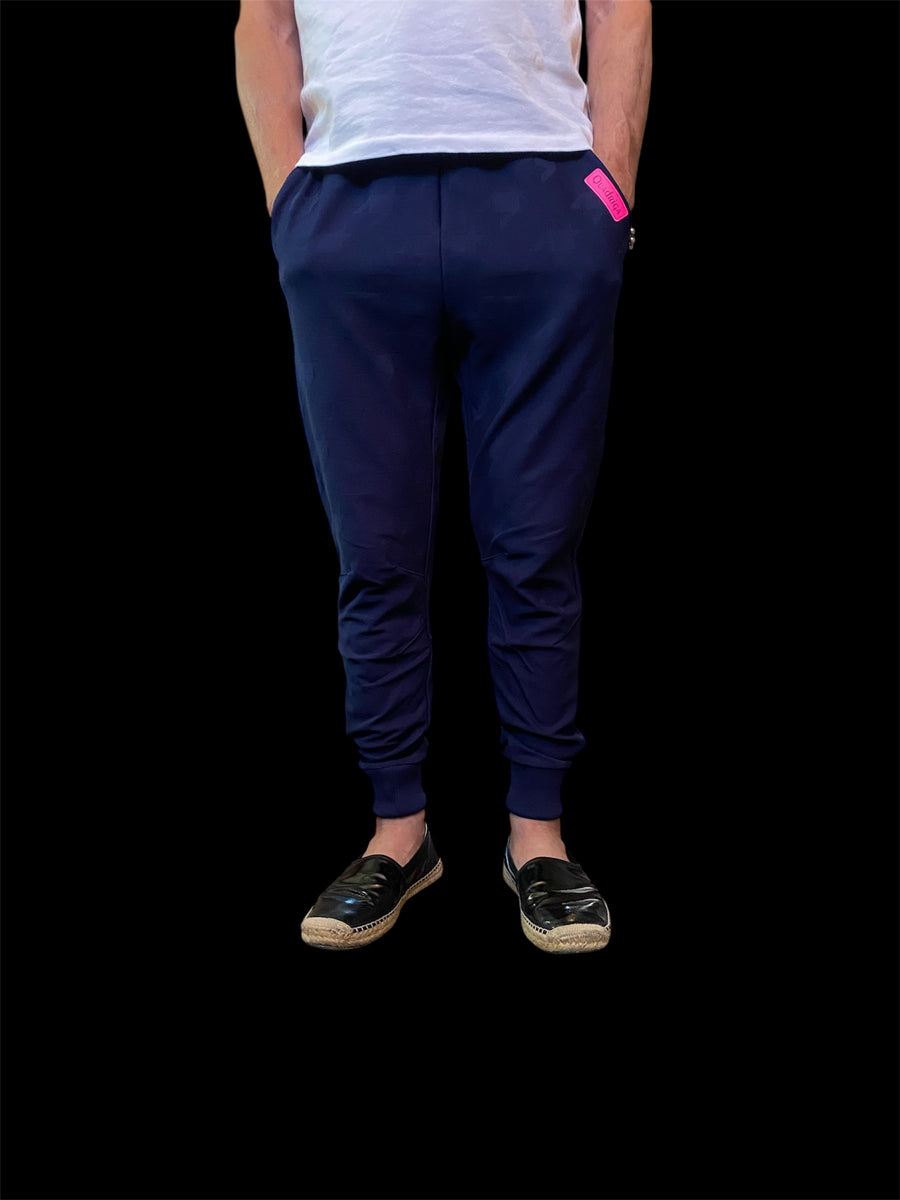 Mesh JQ Cropped Sweat-Pants w/ breathable