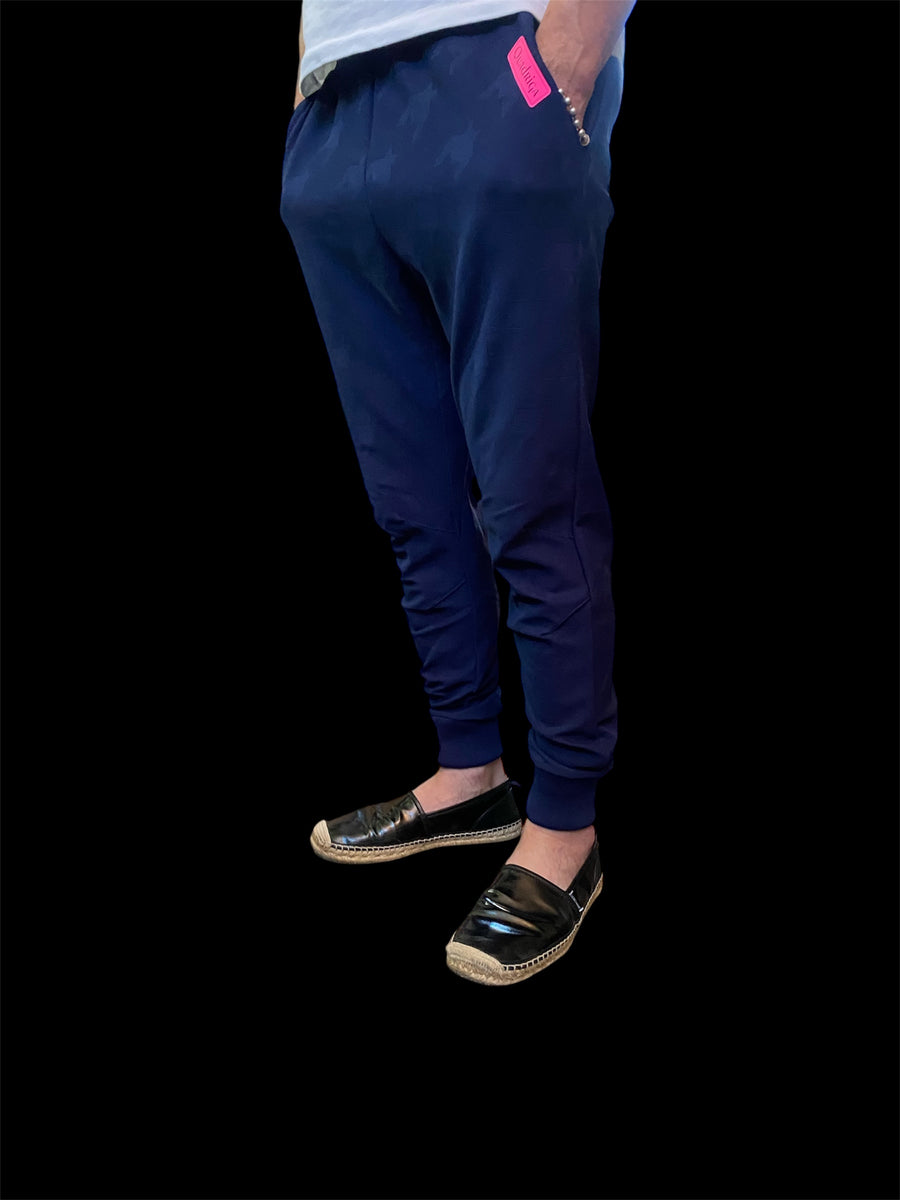 Mesh JQ Cropped Sweat-Pants w/ breathable