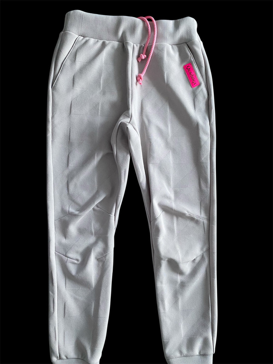 Mesh JQ Cropped Sweat-Pants w/ breathable