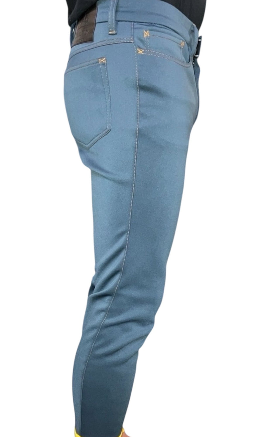 DENIM Style Breeches w/faux suede
