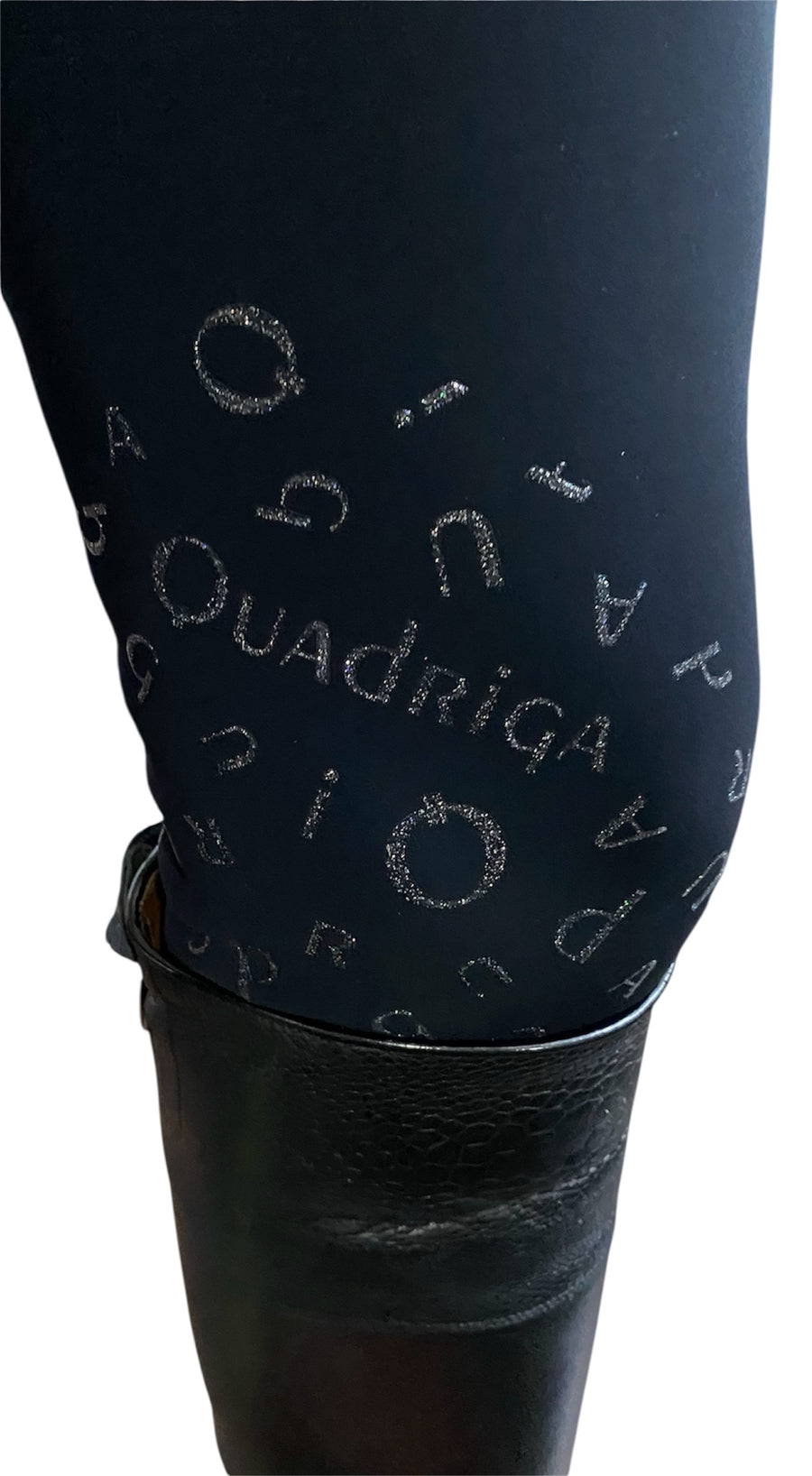 DENIM Style Breeches w/faux suede