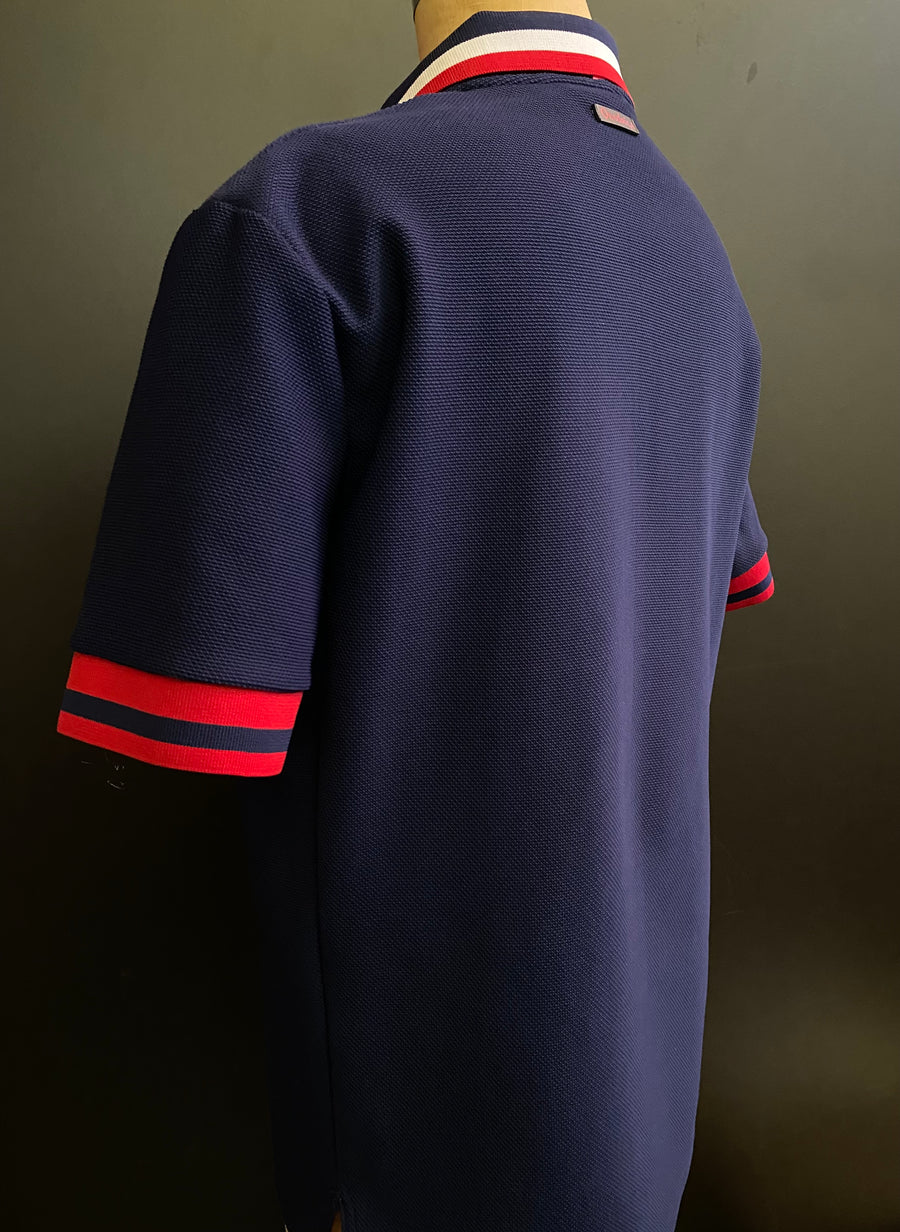 Mesh Pique Polo Shirt w/ 3B G